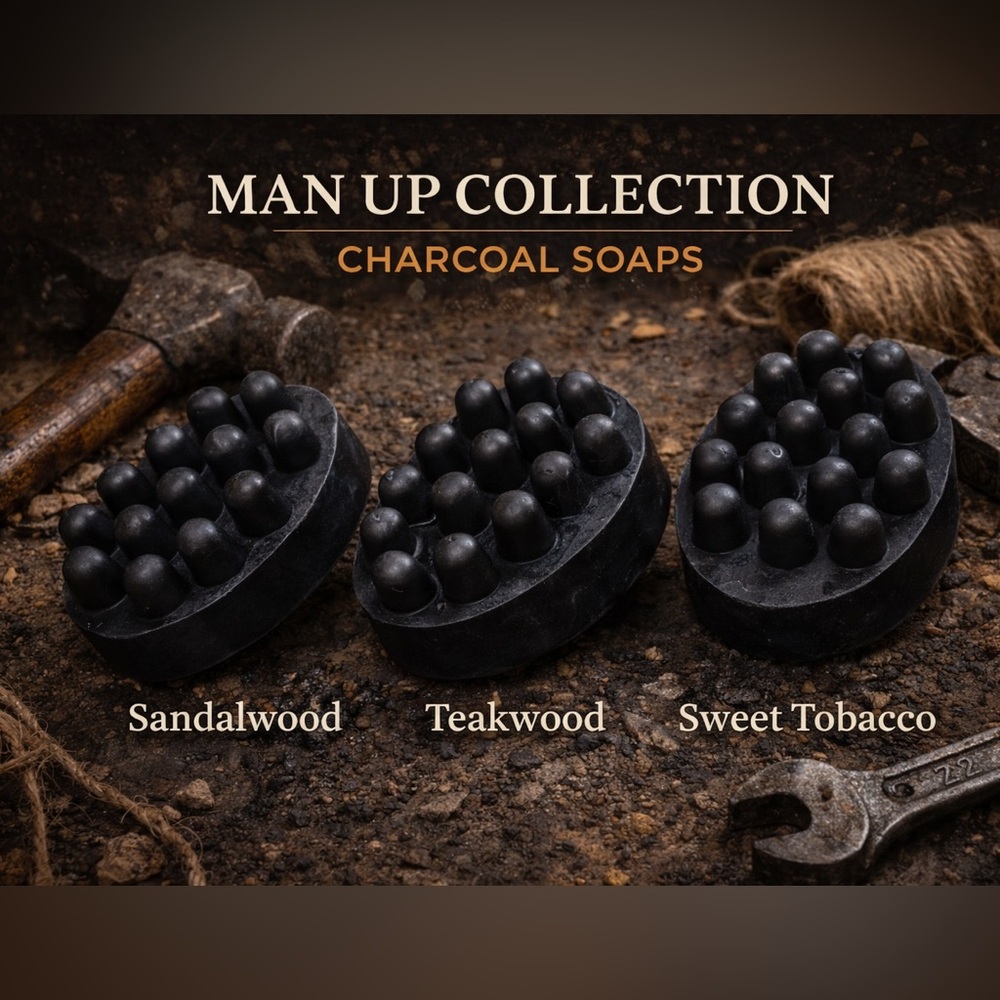 Charcoal Soap Set - Black